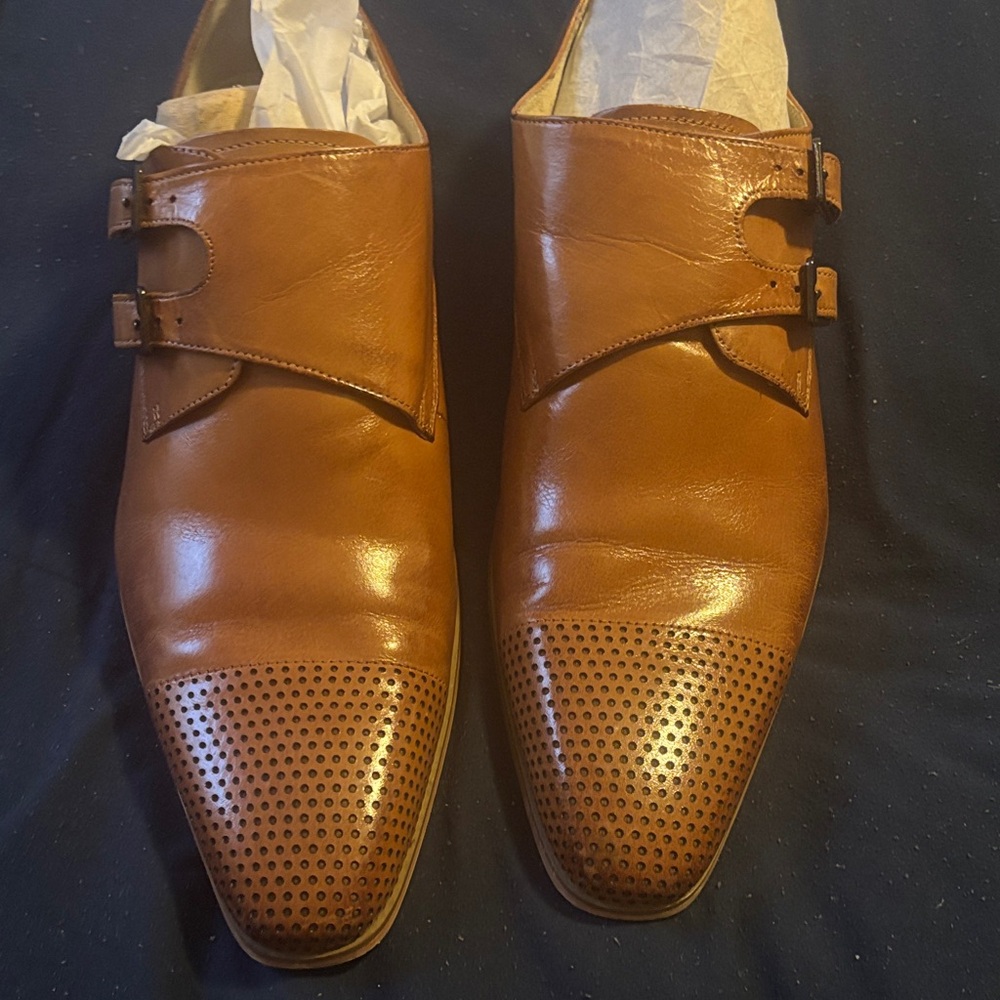 Men's Brown Leather Dress Shoes